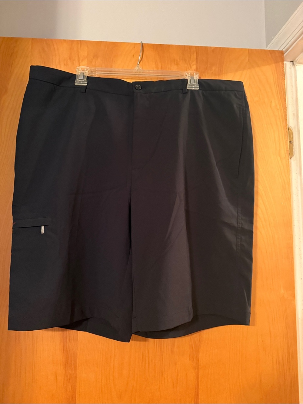 Greg Norman Collection Black Cargo Golf Shorts